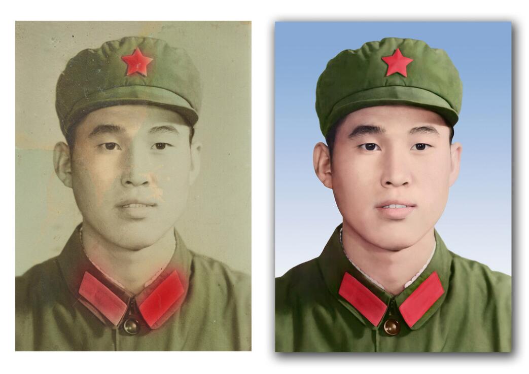 四方台破损照片修复-18