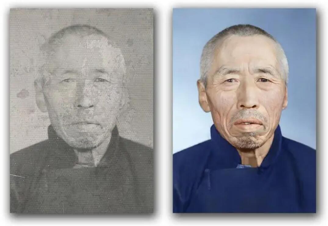 四方台破损照片修复-56